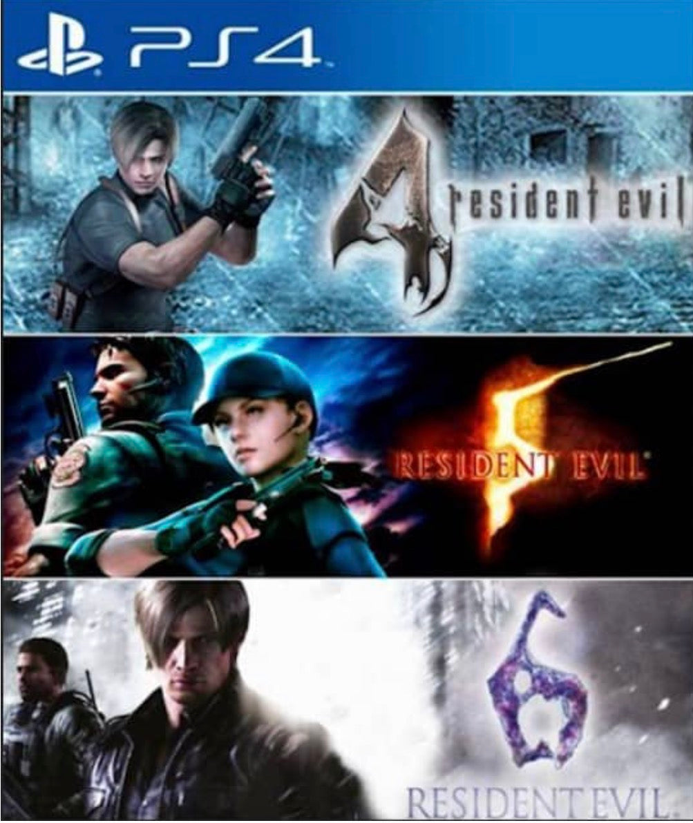 Resident Evil 4 + 5 + 6 Triple Pack PS4|PS5