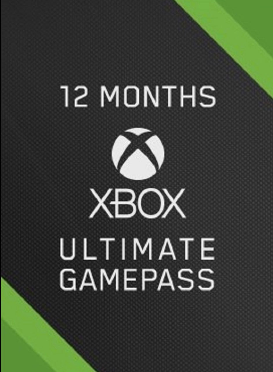 Xbox ultimate game pass 12 months