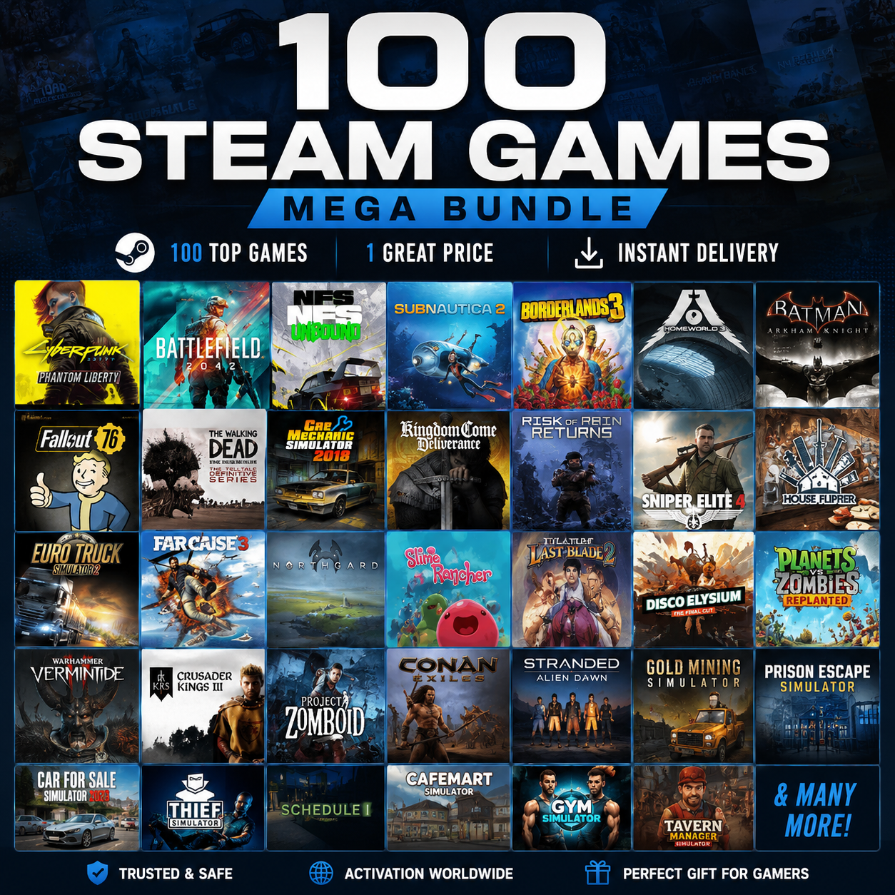 Steam 100 games